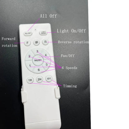 VeloAir - 42/52 Inch Ceiling Fan with LED Lights & Remote