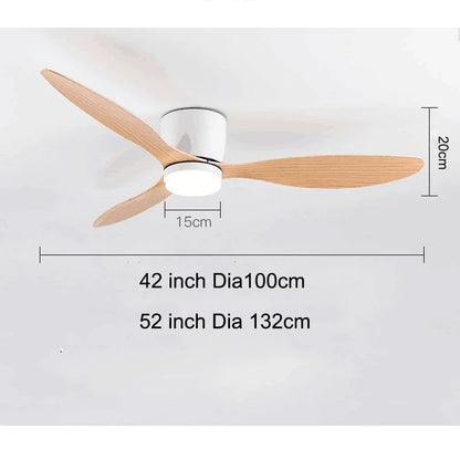 VeloAir - 42/52 Inch Ceiling Fan with LED Lights & Remote