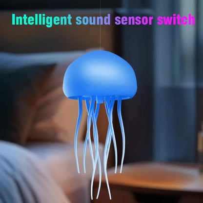 VividGlow - Jellyfish LED Night Light with Voice Control & RGB Colors