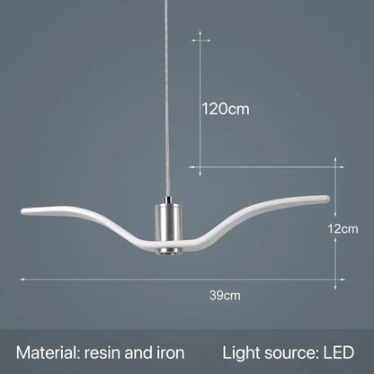 LuxeLife - Nordic Modern Seagull LED Pendant Light