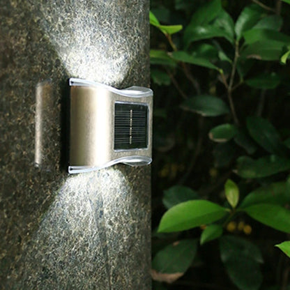 EcoBright 6 LED Solar Wall Light – Waterproof Outdoor Stainless Steel Lamp
