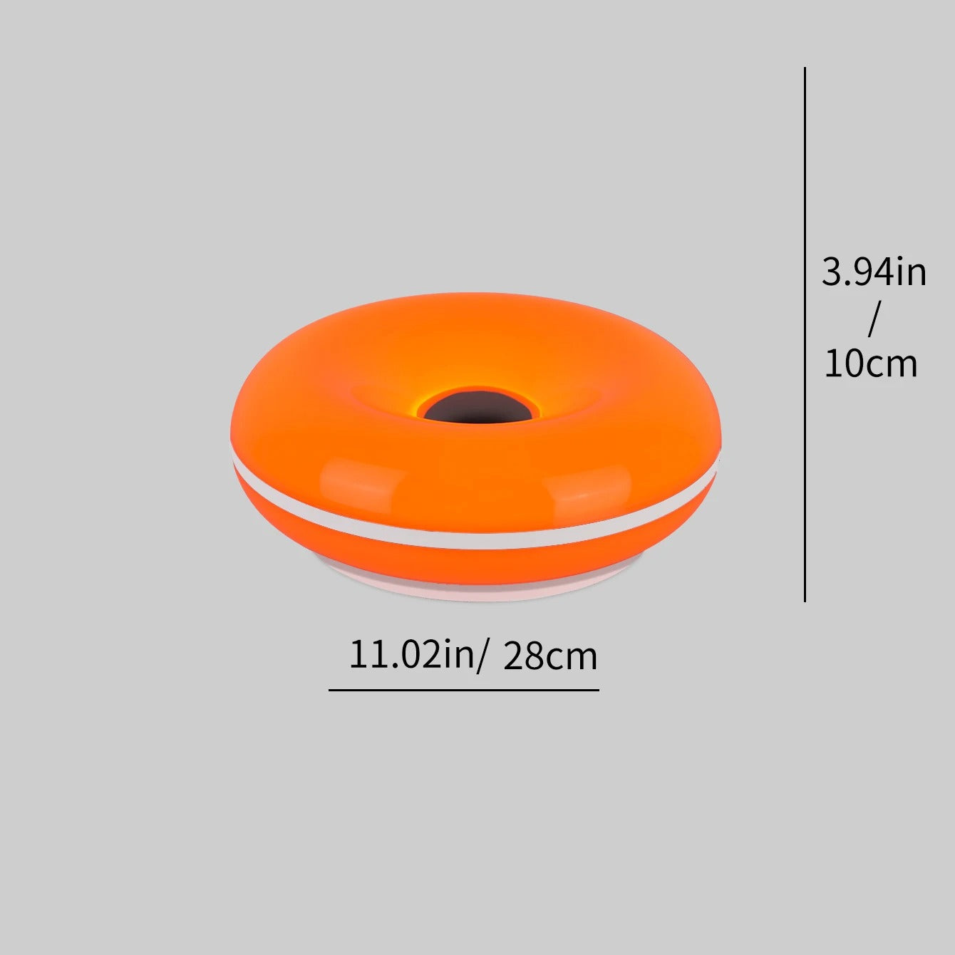 Luminos Donut USB Table Lamp - Bauhaus Style Bedside Ambient Light