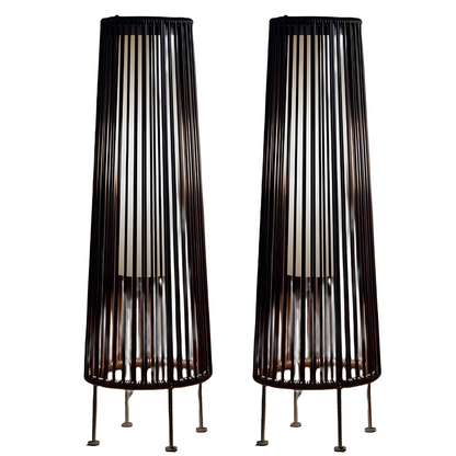 Modern Outdoor Solar Floor Lamp - Waterproof LED Design