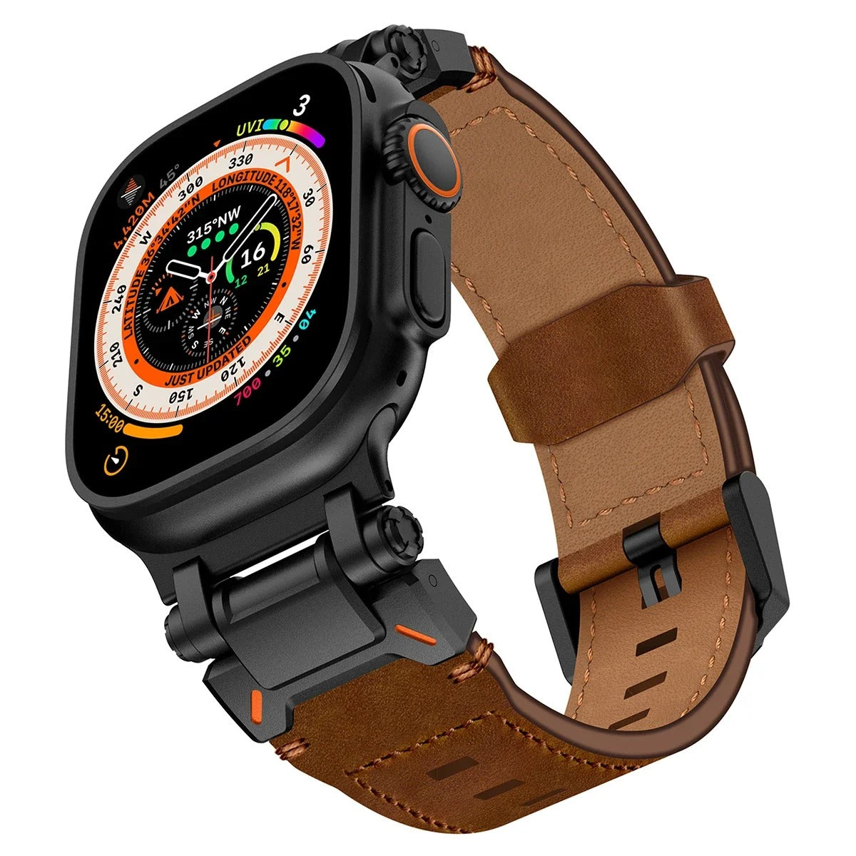 UrbanBand - Luxury Leather Strap for Apple Watch Ultra & Series 4–9