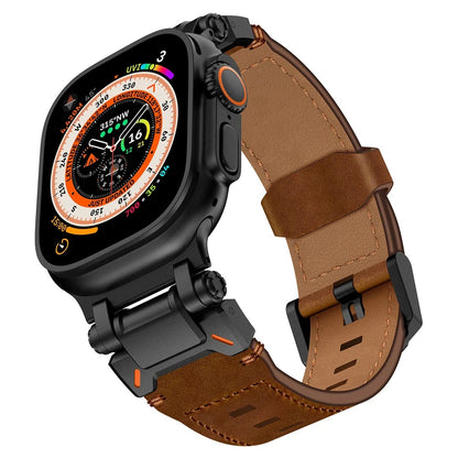 UrbanBand - Luxury Leather Strap for Apple Watch Ultra & Series 4–9