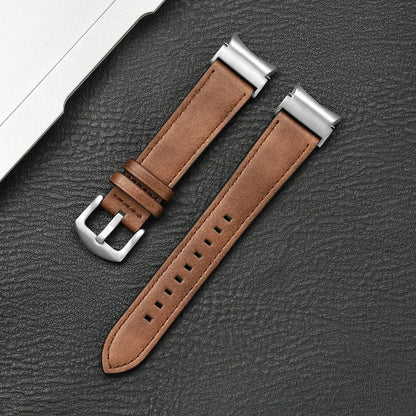 Luxband - No-Gap Leather Strap for Samsung Galaxy Watch 4–7 & 5 Pro