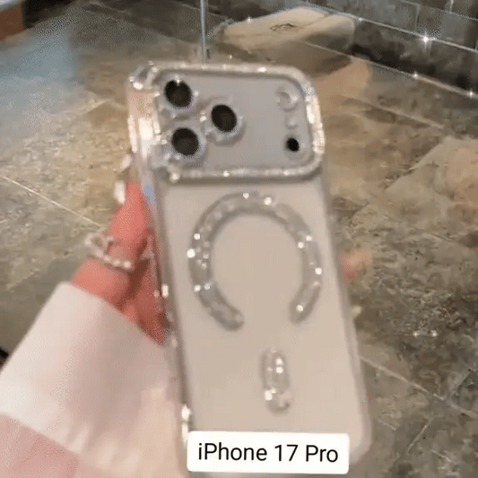 DazzleTech MagSafe iPhone Hülle – Funkelnder Schutz mit Strass-Kristallen