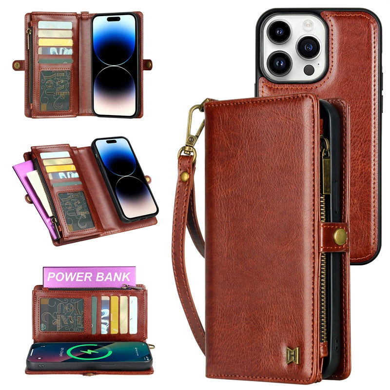 Classic (2-in-1) Detachable Leather Wallet iPhone Case