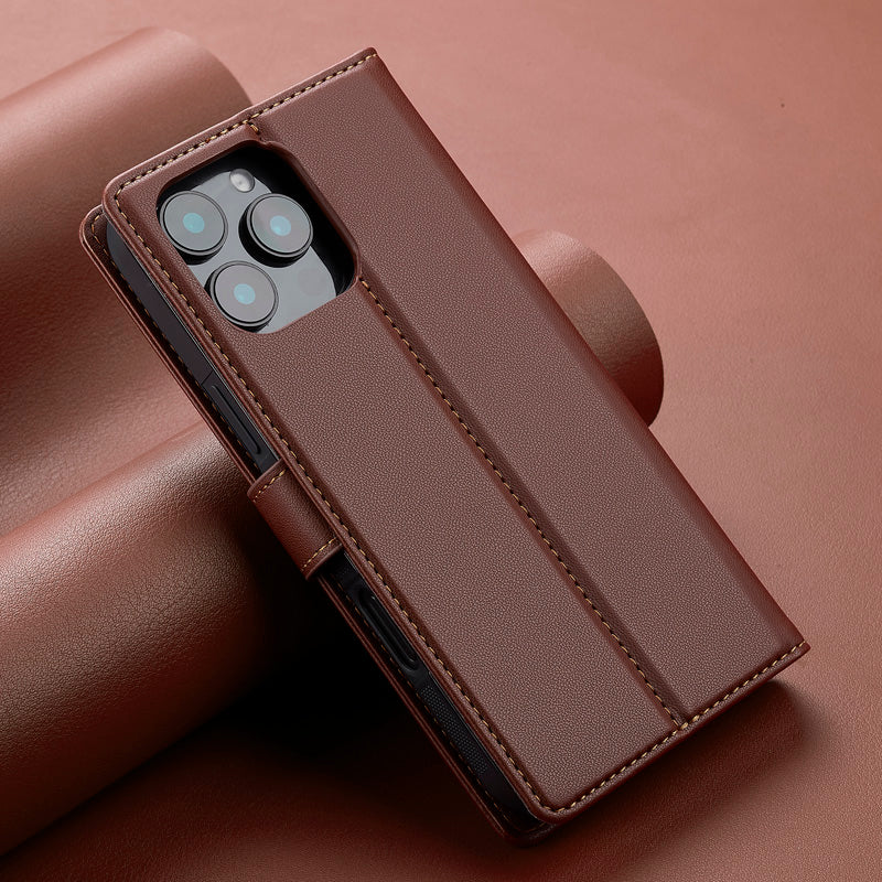 The Minimalist (2-in-1) Magnetic Leather iPhone case