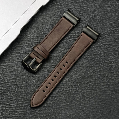 Luxband - No-Gap Leather Strap for Samsung Galaxy Watch 4–7 & 5 Pro