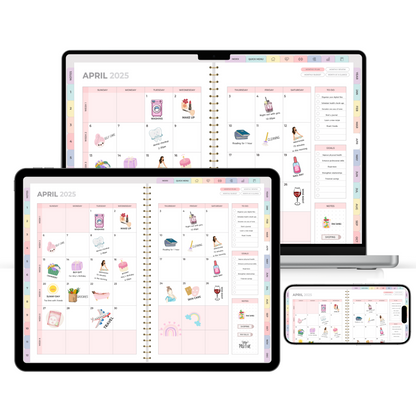 Premium (All-In-One) Digital Planner For 2025, 2026, 2027 & Undated