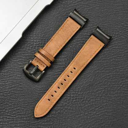 Luxband - No-Gap Leather Strap for Samsung Galaxy Watch 4–7 & 5 Pro