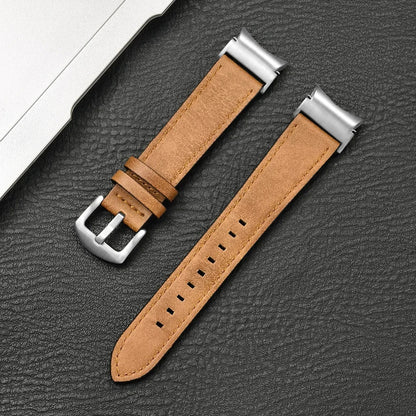 Luxband - No-Gap Leather Strap for Samsung Galaxy Watch 4–7 & 5 Pro