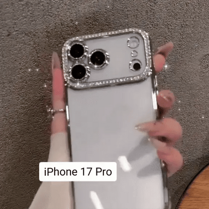 GlimmerGuard Luxury Rhinestone Transparent iPhone Case - Sparkle & Protection