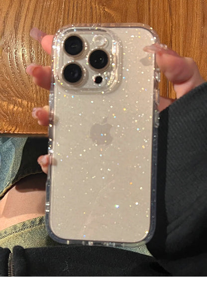 SparkleGuard Clear Rhinestone iPhone Case - Luxury Bling Protection