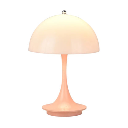 Stelo - Nordic Modern Mushroom LED Table Lamp, Wireless & Rechargeable
