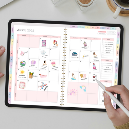 Premium (All-In-One) Digital Planner For 2025, 2026, 2027 & Undated