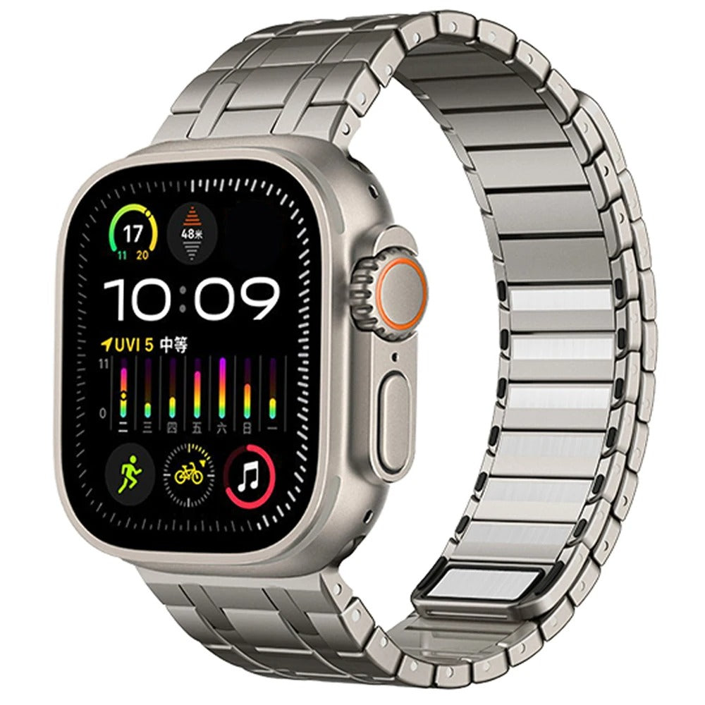FlexLink - Magnetic Stainless Steel Band for Apple Watch Ultra & Series 4–10