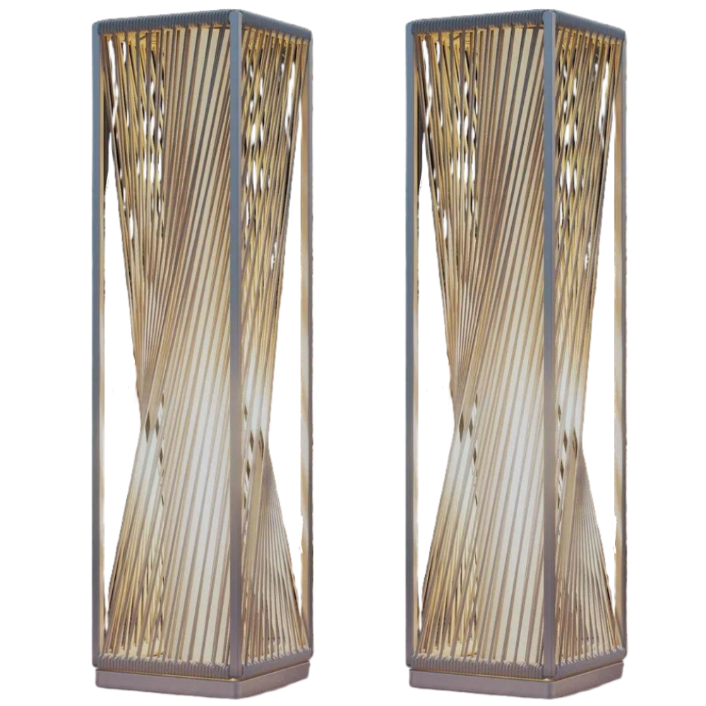 Premium Outdoor Solar Floor Lamp - Modern Patio & Garden Lighting