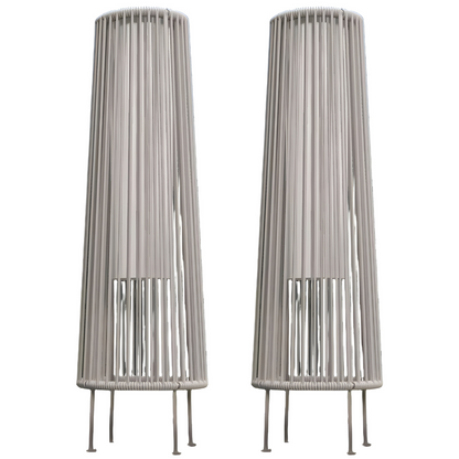 Modern Outdoor Solar Floor Lamp - Waterproof LED Design