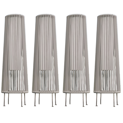 Modern Outdoor Solar Floor Lamp - Waterproof LED Design