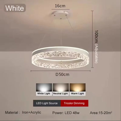 Radiance Home - Modern Adjustable LED Ceiling Chandelier