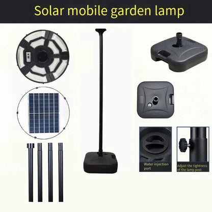 Solarix - 78'' Solar Lamp Post with Motion Sensor