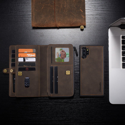 Ultimate Functional All-in-one Wallet Leather Galaxy Case