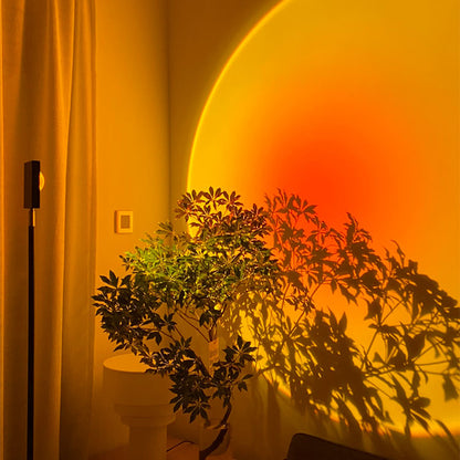 Modern Sunset Projector Floor Lamp (63 Inch)