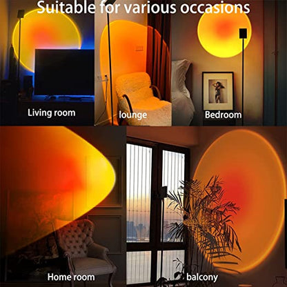 Modern Sunset Projector Floor Lamp (63 Inch)