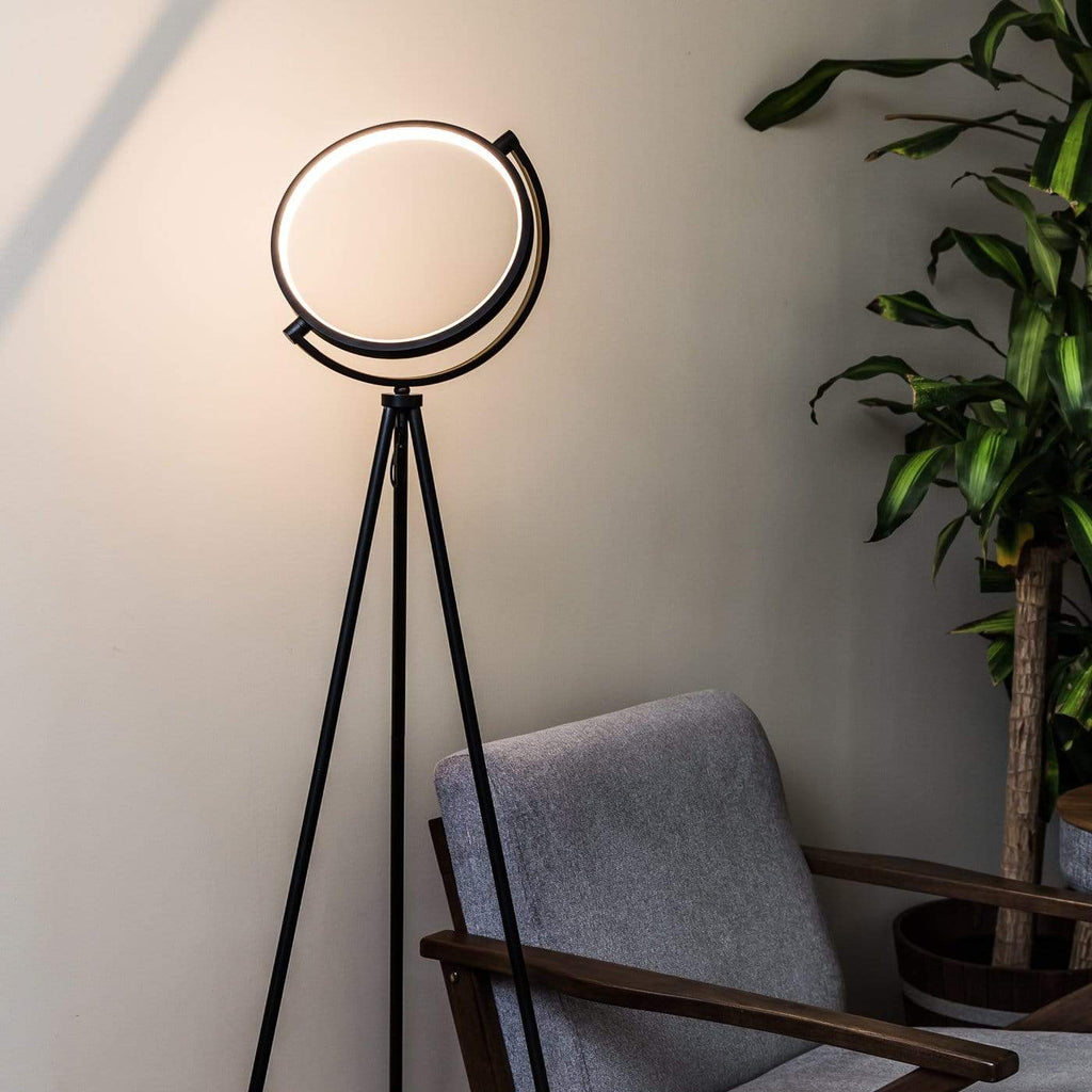 Modern Halo Floor LED Lamp