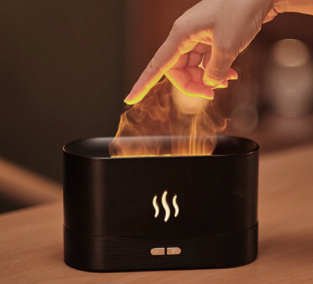 Humidifier with Flame Special Effect